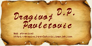 Dragivoj Pavletović vizit kartica